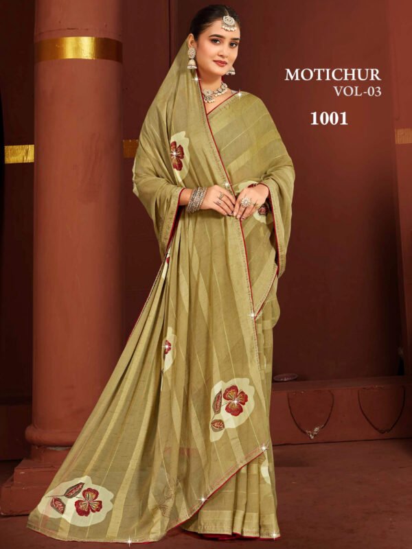 Motichur Vol-3 - Printed Saree