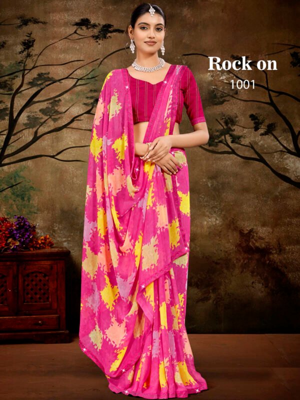 Rock On - Printed Saree