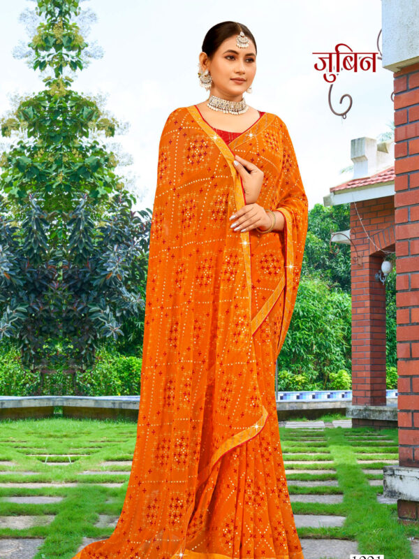 Jubin Printed Sarees