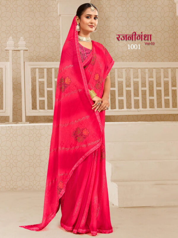 Rajnigandha Vol. 3 - Printed Saree