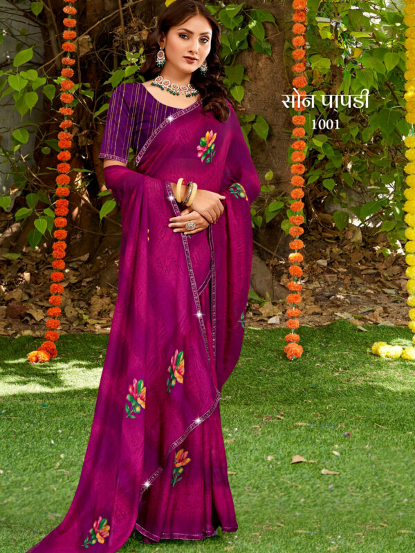 Sonpapdi Printed Sarees