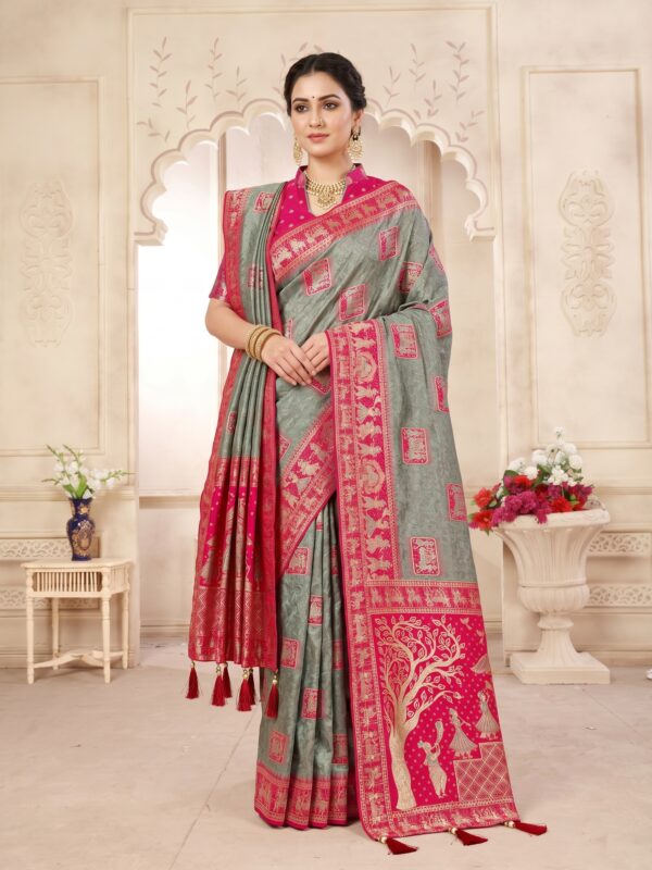Sangini 01 with Dupatta - Soft Silk Saree
