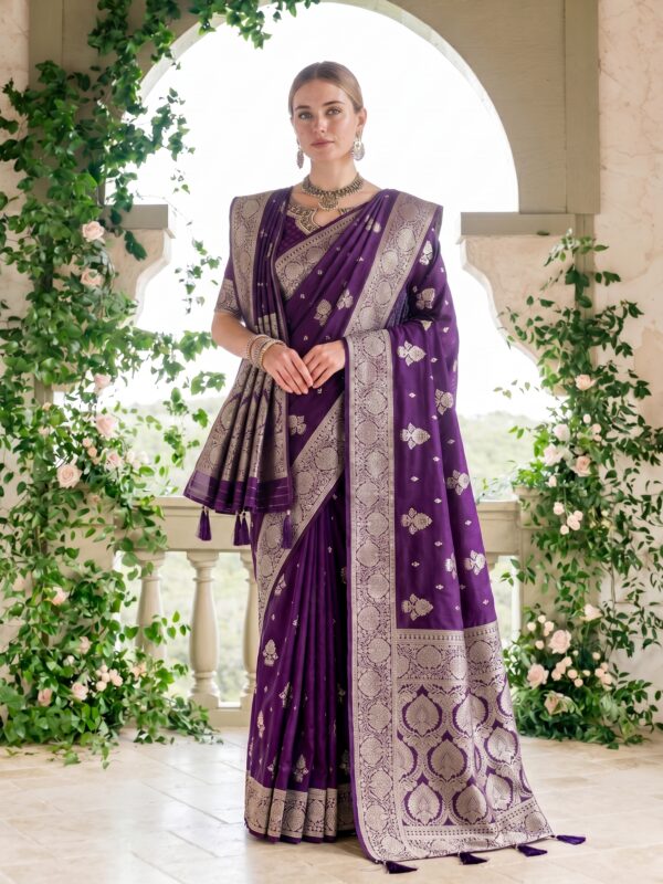 Shrimati 01 - Viscose Satin Saree