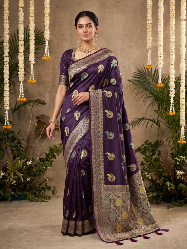 Anamika 03 - Satin Silk Saree