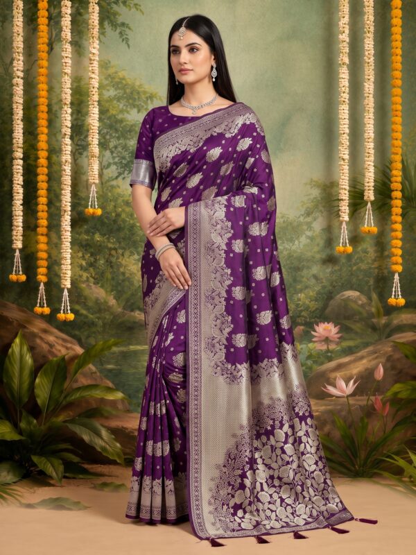Speed 110 - Satin Silk Saree