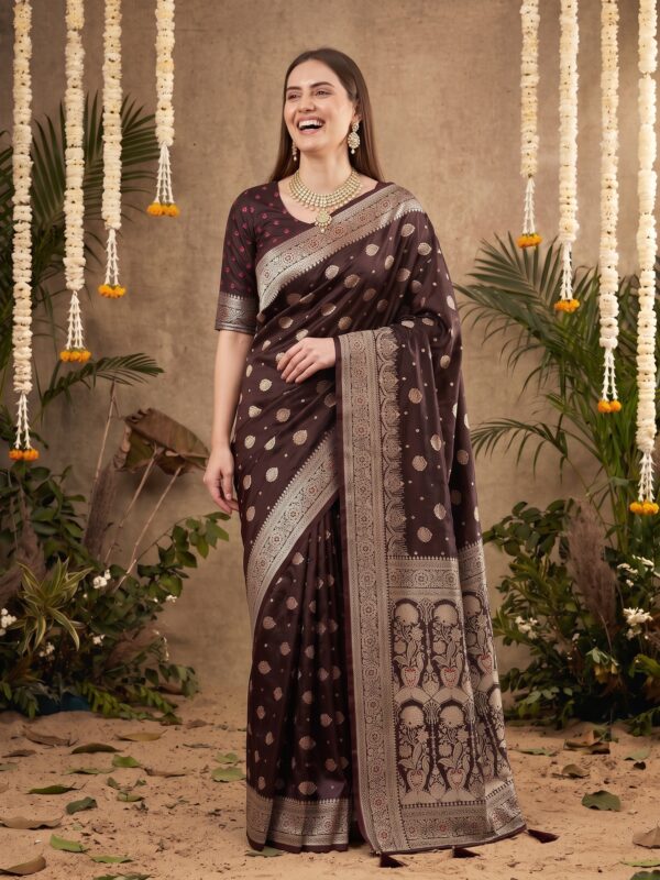 Anmol 12 - Satin Silk Saree