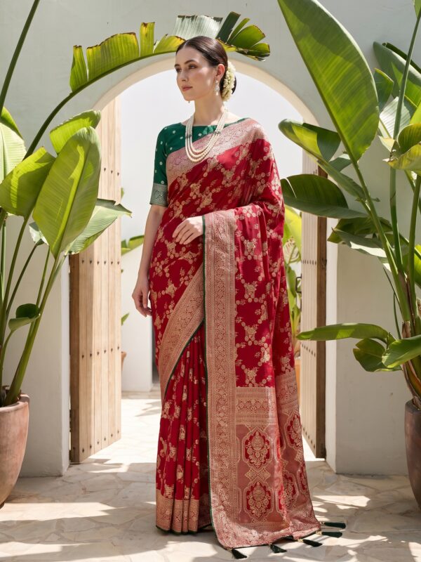 Star 214 - Viscose Satin Saree