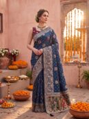 Kitkat 207 - Satin Meena Saree