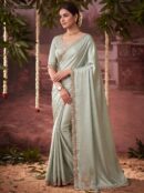Chocolate 1250 - Shimmer Georgette Saree