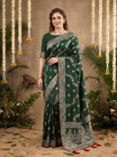 New Safron 01 - Satin Silk Saree