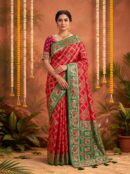 Riwaz 108 -  Soft Silk Jharkan Saree