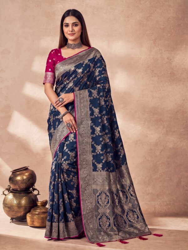 Star 2144 - Viscose Satin Saree