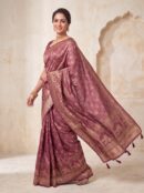 Vidhya 4036 - Top Dyed Satin Saree