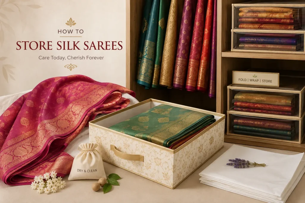 Store Silk Sarees Beautifully